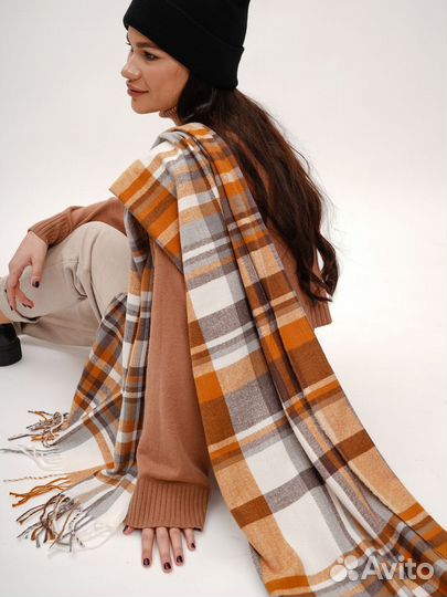 Палантин / шарф / кашемировый