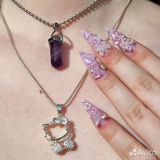 Маникюр наращивание покрытие гель лаком