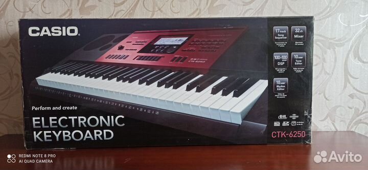 Синтезатор casio ctk 6250