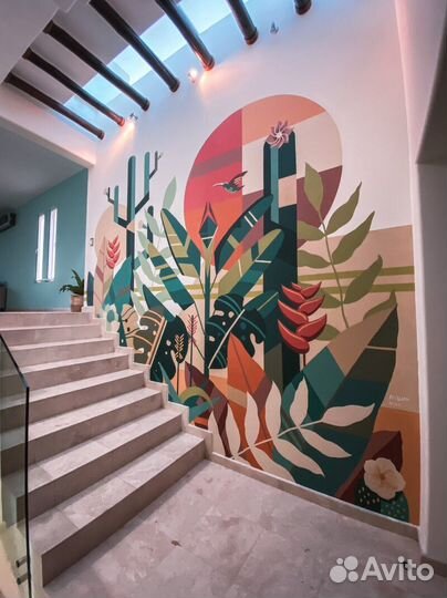 Граффити оформление, художественная роспись стен