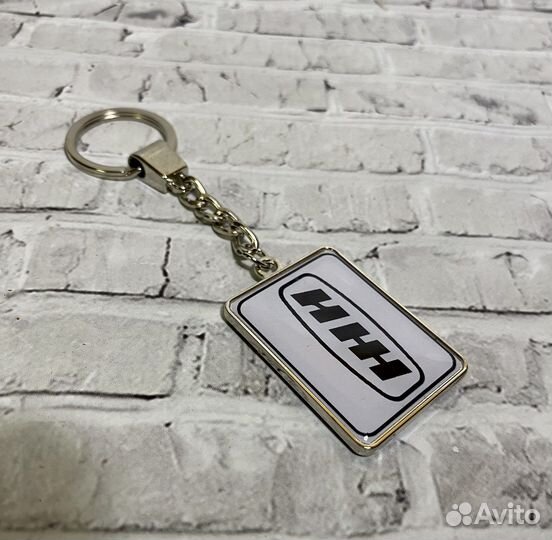 Брелок с госномером квадратный Мото и Авто