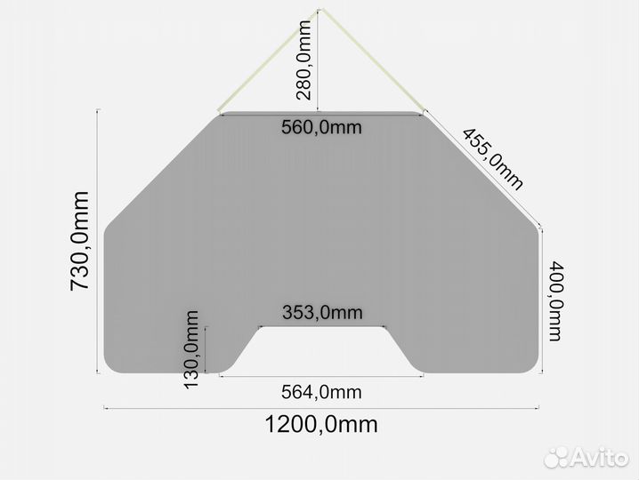 Угловой компьютерный стол геймерский/игровой