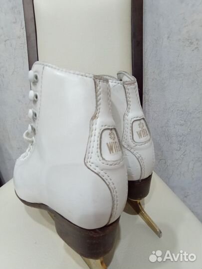 Коньки фигурные wifa 30 золотые лезвия