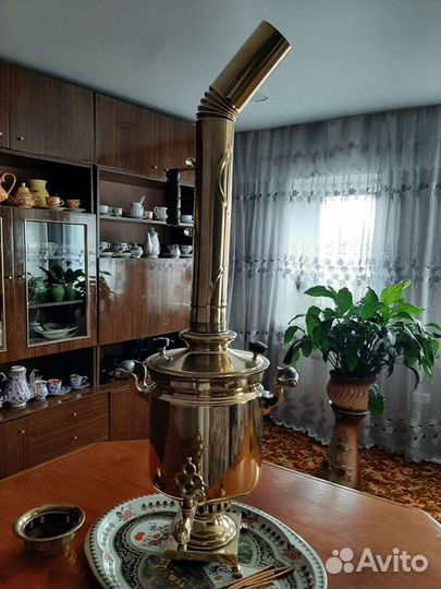 Труба на самовар латунь