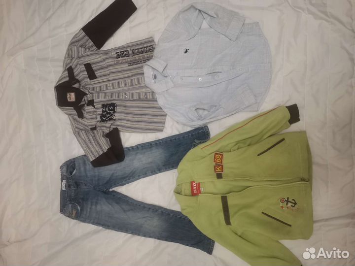 Вещи пакетом на мальчика 110