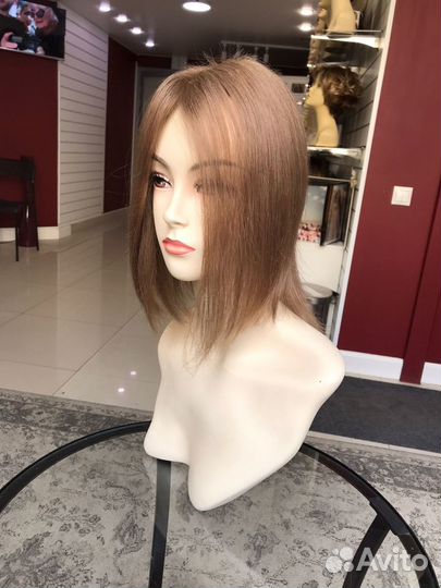 Накладка из натуральных волос 30см