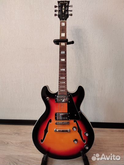 Гитара полуакустическая Harley Benton HB-35+