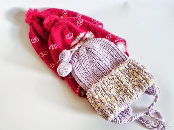 Шапка детская новая вязаная пакетом