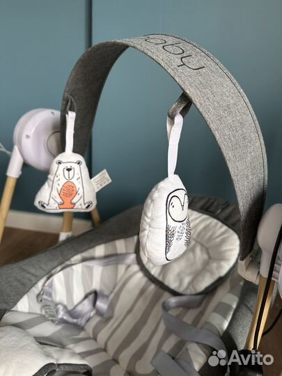 Детская качель amarobaby wooden swing