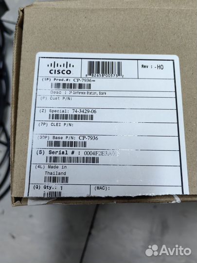 Станция конференц-связи Cisco IP 7936