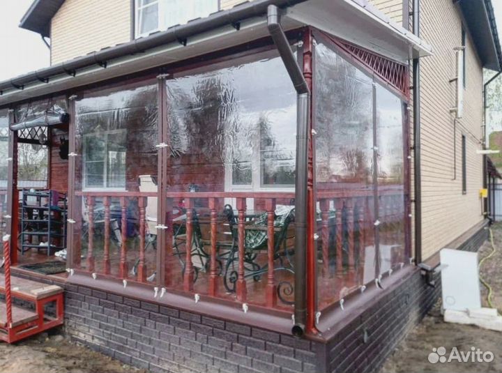 Мягкие окна для террасы