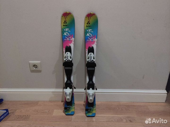 Горные лыжи детские Fischer 80 см + ботинки