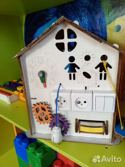 Бизиборд домик большой
