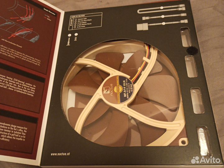 Вентилятор Noctua nf a14 uln 140 mm