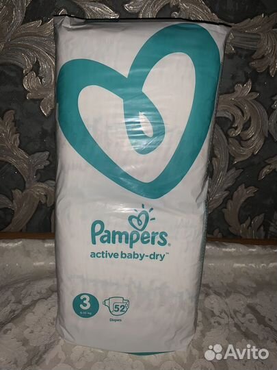 Подгузники Pampers 3