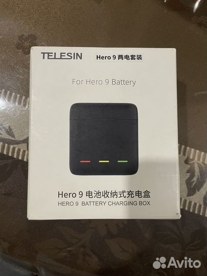 Telesin зарядное устройство GoPro Hero9/Hero10