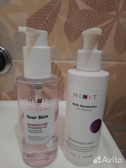 Гель для умывания mixit 2шт