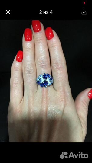 Серебряное кольцо