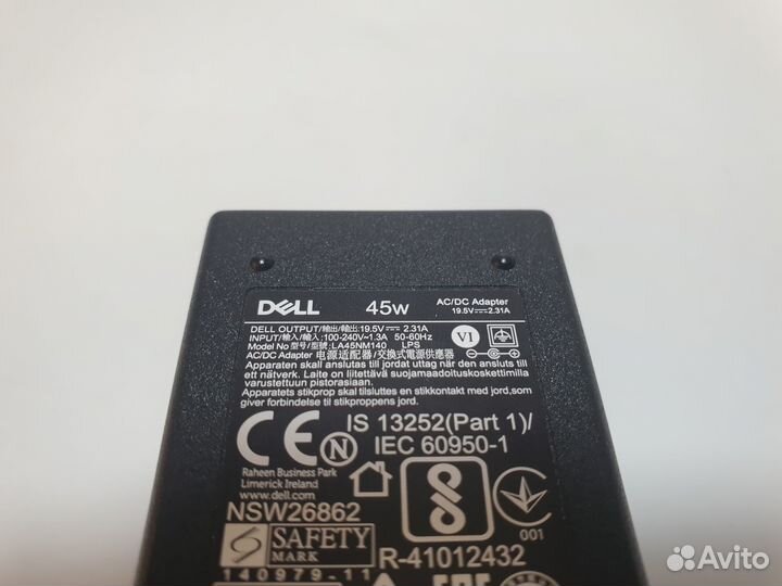 Блок питания Dell 19,5V 2,31A, 4.5 х 3.0 LA45NM140