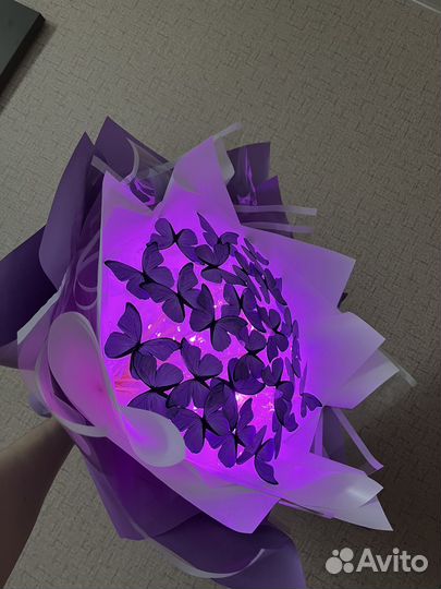 Букет из бабочек + игрушка идет в подарок