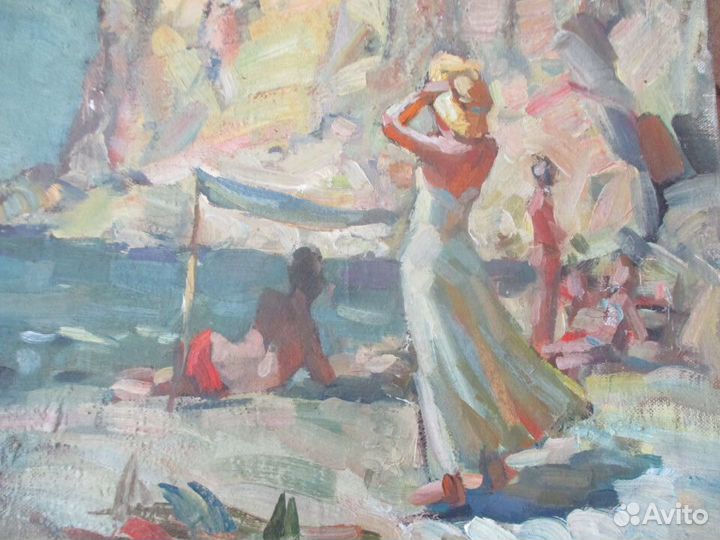 Старая картина маслом