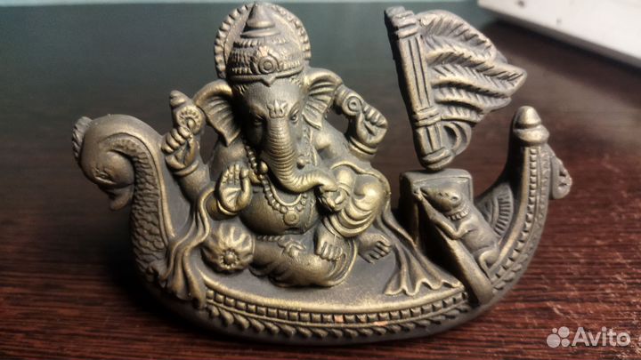 Статуэтка Ганеша, керамика 6,5 см*13, 5 см