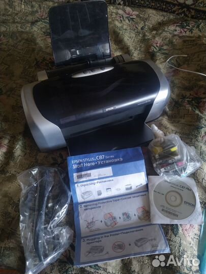 Цветной струйный принтер epson