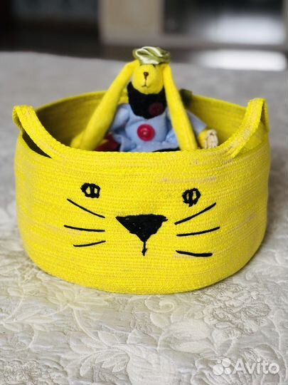 Корзина для хранения игрушек и прочих вещей