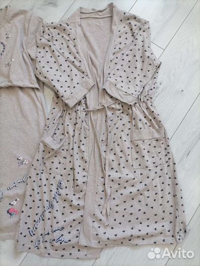 Халат с сорочкой в роддом