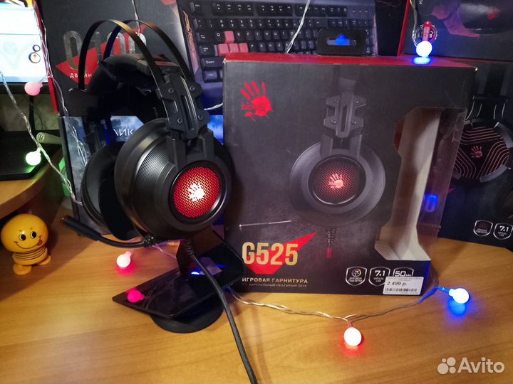 Игровые наушники A4Tech Bloody G525