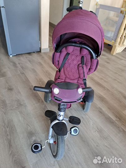 Детский 3х колесный велосипед с ручкой