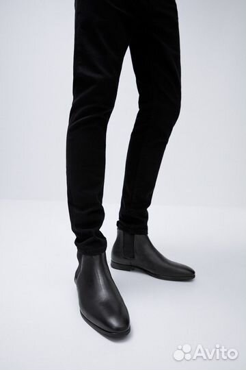 Кожаные ботинки Zara, 44