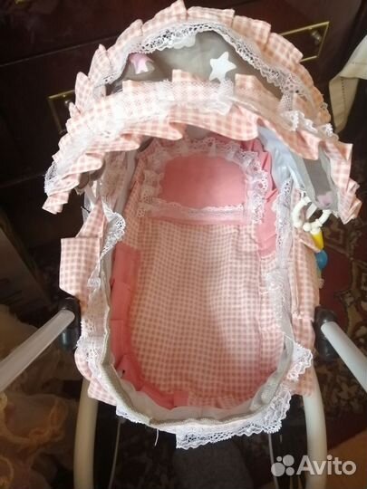 Кукла пупс с коляской