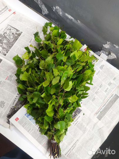 Веники для бани берёзовые. Душица. Матрешка