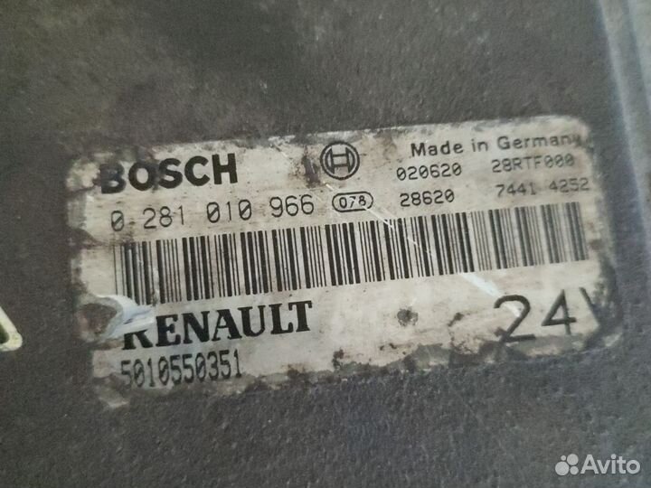 Блок управления двигателем рено премиум