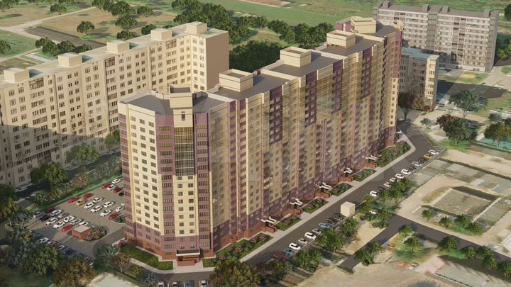 2-к. квартира, 68,6 м², 7/17 эт.