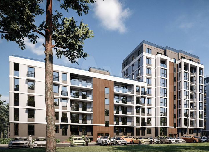 2-к. квартира, 70,4 м², 5/9 эт.