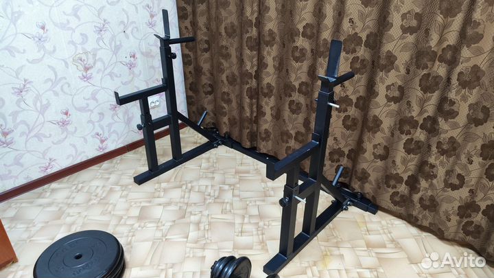 Стойки для штанги со страховочными упорами