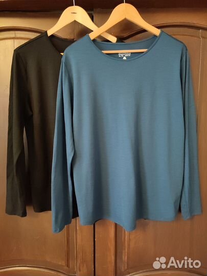 Лонгслив из шерстяного трикотажа р. 52