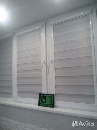 Рулонные шторы день ночь зебра O582A-D24237