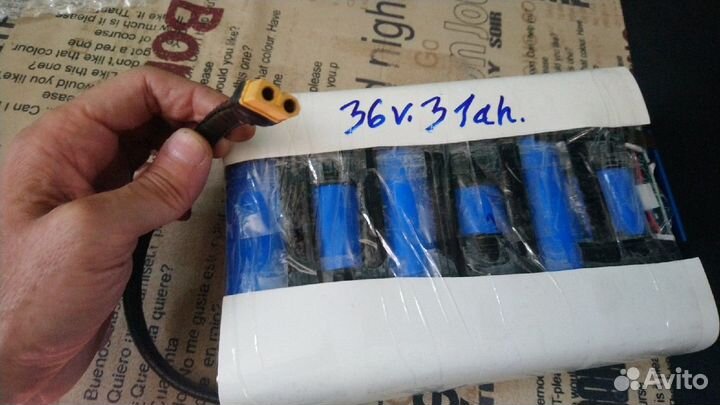 Титанат. Акб для электровелосипеда 36,48в 31 ампер