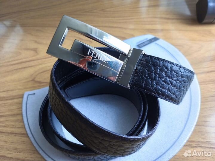 Мужской кожаный ремень GF ferre