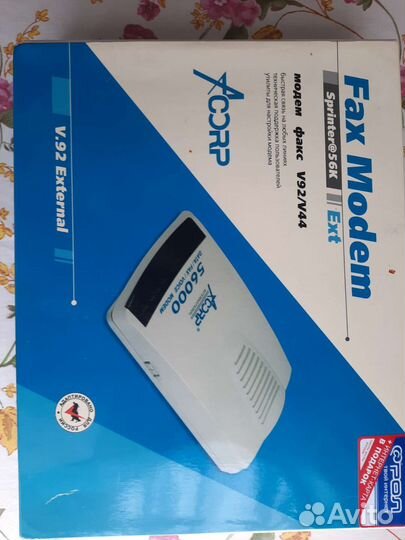 Модем факс V92 V44 Acorp international 56000