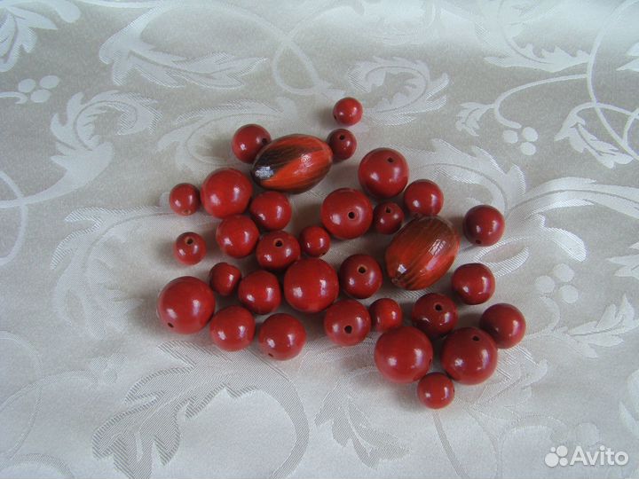 Бусины деревянные для рукоделия