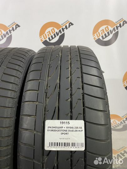 Bridgestone Dueler H/P Sport 235/55 R19 и 255/50 R19 101W