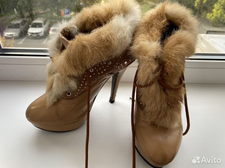 Ботильоны полусапожки ботинки женские 37,5