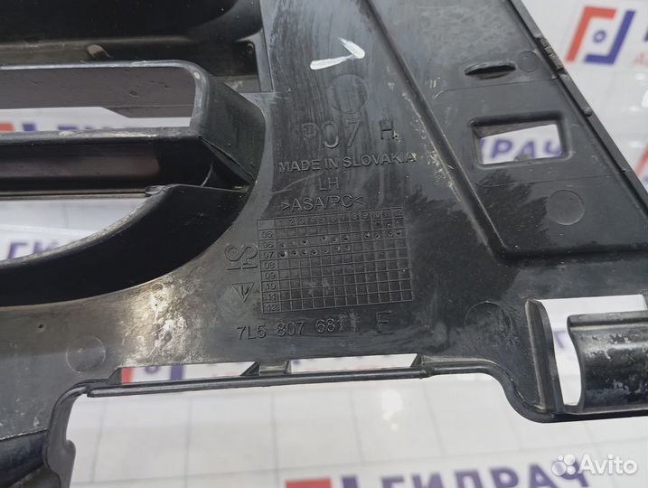 Решетка в бампер левая Porsche Cayenne (9PA) 955505681109B9