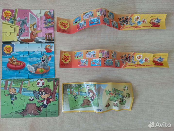 Пазлы киндер сюрприз