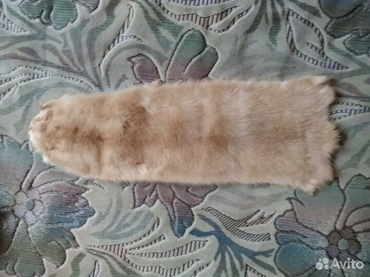 Шкурка норки палевой (выделанная)