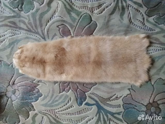 Шкурка норки палевой (выделанная)